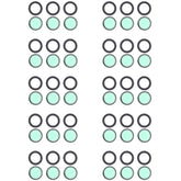 For Samsung Galaxy S21 5G SM-G991 10pcs Back Camera Lens